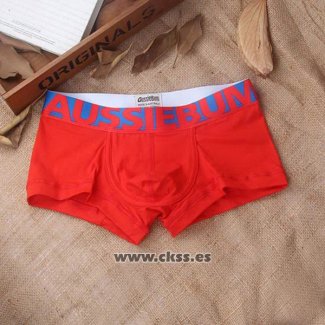 Boxer Aussiebum Hombre Rojo