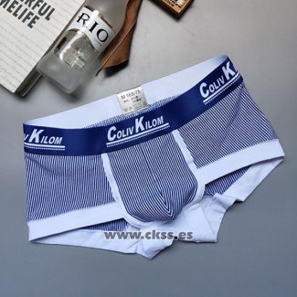 Boxer Coliv Kilom Hombre Rayas Azul