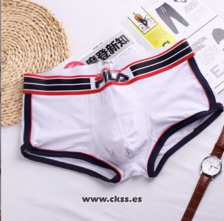 Boxer Fila Hombre Blanco Rojo