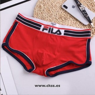 Boxer Fila Hombre Rojo Negro