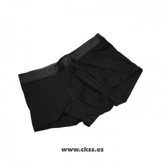 Boxer Calvin Klein Hombre Steel Blateado Negro4