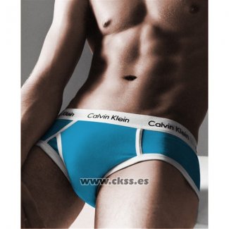 Slips Calvin Klein Hombre 365 Blanco Azul