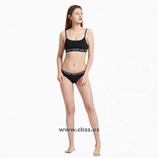 Conjunto Sujetador y Slip Calvin Klein Mujer Negro