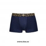 Nuevo Boxer Versace Hombre Negro Azul Oscuro