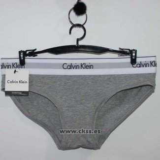 Slip Calvin Klein Mujer 365 Gris