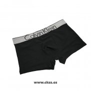 Nuevo Boxer Calvin Klein Hombre Steel Blateado Negro