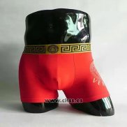 Boxer Versace Hombre Dolado Rojo