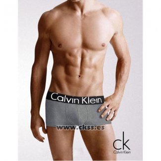 boxer calvin klein hombre steel negro gris